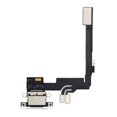 Gniazdo złącze port dock ładowania taśma flex USB-C do Apple iPhone 16 Pro (OEM Oryginał) (Czarny)