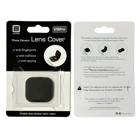 Zasłona Privacy Slider zaślepka tylnego aparatu kamery do iPhone 15 Pro/15 Pro Max (Biały)