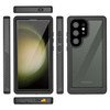 Etui D-Pro 360° Waterproof Case IP68 obudowa wodoodporna wodoszczelna pancerna do Samsung Galaxy S24 Ultra (Black)
