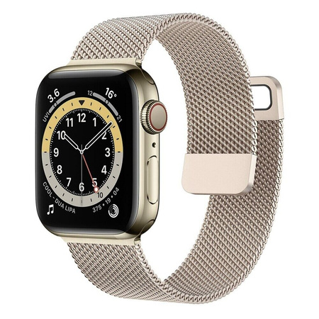 Milanese metal pasek bransoleta do Apple Watch 38/40/41mm (Rose Gold)