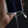 Usams Kabel 4w1 USB-A/USB-C do USB-C/Lightning (Black)