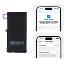 Bateria A2660 akumulator Li-ion 2406mAh Diagnosable z możliwością przypisania jako oryginał do Apple iPhone 13 mini