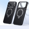 Etui D-Pro Stealth Carbon MagSafe Stand Case obudowa magnetyczna karbonowa magnes stojak podstawka do Apple iPhone 17 Pro Max (Czarny)