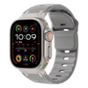 Pasek D-Pro Metro Band opaska sportowa do Apple Watch 4/5/6/7/8/9/10/11/SE/Ultra 1/2/3 44/45/46/49mm (Szary)
