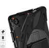 Etui D-Pro 360 Armor Strap Case obudowa pancerna z uchwytem na rękę i paskiem na ramię do Lenovo Tab 10,1" 2025 (TB-311, TB-311FU, TB-311XU) (Czarny)
