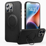Etui D-Pro Stealth Carbon MagSafe Stand Case obudowa magnetyczna karbonowa magnes stojak podstawka do Apple iPhone 16 Pro (Czarny)