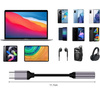 Adapter przejściówka wtyk USB-C do słuchawek mini jack 3.5mm (Space Gray)