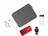 Torba D-Pro Oxford Canvas Sleeve etui futerał pokrowiec do laptopa Dell HP Lenovo Apple MacBook 13-14" (Ciemny Szary)