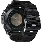 Pasek D-Pro QuickFit EasyFit opaska sportowa nylonowa do zegarków Garmin 26mm Fenix Tactic Enduro (Czarny)
