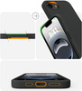 Etui D-Pro Velvet MagSafe Case obudowa magnetyczna z mikrofibrą do iPhone 16e (Czarny)