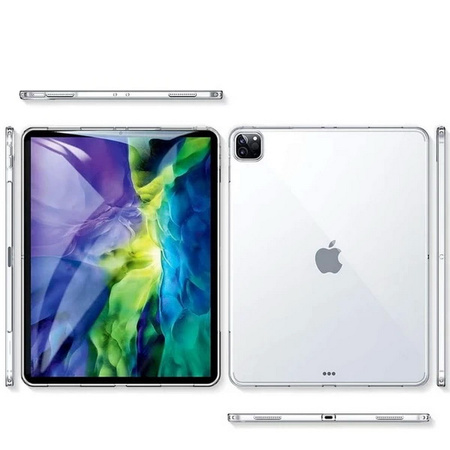 Etui D-Pro TPU Case obudowa pokrowiec futerał silikonowy do Apple iPad Pro 11" 5 Gen. M4 (2024) / 6 Gen. M5 (2025) (Przezroczysty)