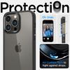 Etui Spigen Ultra Hybrid Case obudowa mocna wzmacniana iPhone 14 Pro (Matte Black)