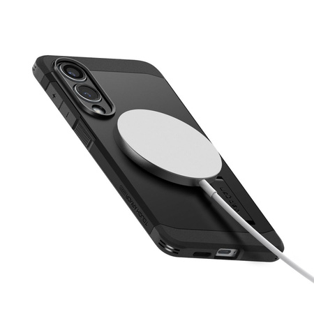 Etui Spigen Tough Armor MagSafe obudowa do Samsung Galaxy S25 Edge (Czarny)