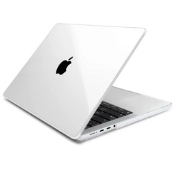 Etui Hard Case obudowa do Apple MacBook Pro 14 M1 A2442 (2021) / M2 A2779 (2023) / M3 A2918/A2992 (2023) / M4 A3112/A3185/A3401 (2024) / M5 (2025) (Przezroczysty Połysk)