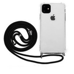 D-Pro Crossbody TPU etui na sznurku z paskiem na ramię do iPhone 13 Pro (Black)