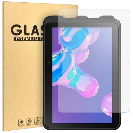 Zestaw D-Pro 360 Armor Strap Case etui pancerne z uchwytem na rękę i paskiem na ramię do Samsung Galaxy Tab Active Pro 10.1 (T540/T545/T547) / Tab Active4 Pro (T630/T636/T638)  + szkło ochronne