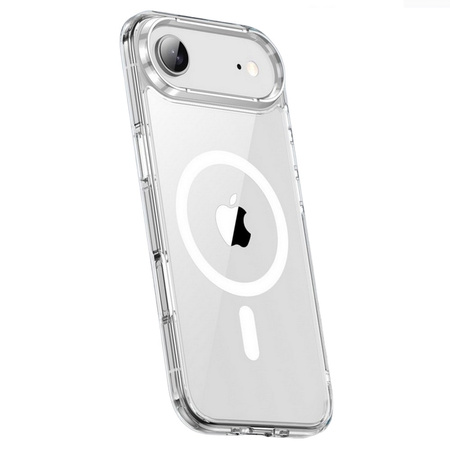 Etui D-Pro Quartz MagSafe Crystal TPU+PC Case obudowa hybrydowa wzmacniana magnetyczna do Apple iPhone 17 Air (Przezroczysty)