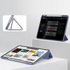 Etui D-Pro Smart Cover Case pokrowiec obudowa z klapką z uchwytem na rysiki  iPad Pro 13 M4 7 Gen. 2024 (Fioletowy)