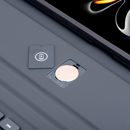 Etui Smart Cover Keyboard Folio z klawiaturą do Apple iPad Pro 13" 7 Gen. M4 (2024) / 8 Gen. M5 (2025) (Szary)