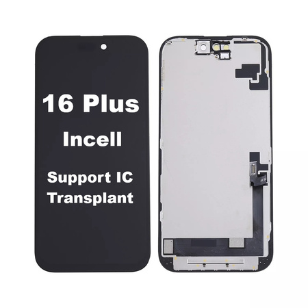 Wyświetlacz LCD ekran dotyk digitizer do Apple iPhone 16 Plus (Incell) (Wymienny IC)