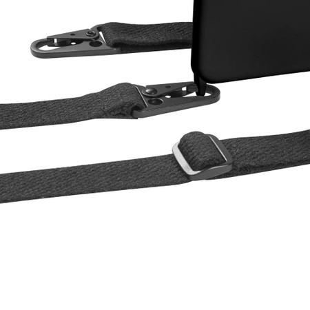 Etui D-Pro Crossbody XL obudowa pasek smycz zawieszka na ramię szyję iPhone 13 Pro (Różowy)
