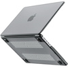 Etui Hard Case TPU+PC obudowa do Apple MacBook Air 13 A2681 M2 (2022) / A3113 M3 (2024) / A3240 M4 (2025) (Biały Mat + Czarna ramka)