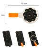 Uchwyt D-Pro MagSafe Suction Holder ring magnetyczny z przyssawkami na lustro / do gładkich powierzchni (Srebrny / Czarny)