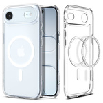 Etui Spigen Ultra Hybrid Case MagSafe obudowa mocna wzmacniana do Apple iPhone 17 Air (Przezroczysty/Biały)