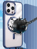 Etui obudowa magnetyczna Metal Camera Hybrid do MagSafe iPhone 15 Pro Max (Biały)
