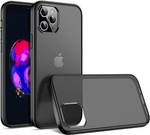 D-Pro Matte Hybrid etui obudowa iPhone 12 Pro Max (Black)