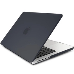 Etui Hard Case obudowa do Apple MacBook Pro 14 M1 A2442 (2021) / M2 A2779 (2023) / M3 A2918/A2992 (2023) / M4 A3112/A3185/A3401 (2024) / M5 A3434 (2025) (Czarny Mat)