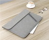 Torba D-Pro Matte Sleeve etui futerał pokrowiec miękki zamszowy Sleeve + etui na ładowarkę do laptopa Dell HP Lenovo Apple MacBook 13-14" (Różowy)