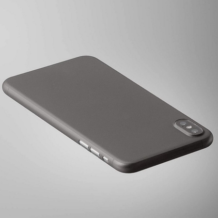 Etui D-Pro Air PP Case 0.4mm ultra cienkie najcieńsze minimalistyczne matowe iPhone XS Max (Czarny)