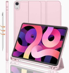 D-Pro Smart Cover V2 etui do Apple Pencil iPad Pro 11 2018 / Air 4 10.9 2020 / Air 5 10.9 2022 (Pink)