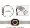 Pasek bransoleta stalowa Steel Link do Apple Watch 4/5/6/7/8/9/10/11/SE/Ultra 1/2/3 44/45/49mm (Tytanowy)