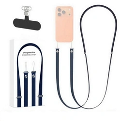 Pasek magnetyczny Crossbody Magnetic Shoulder Strap V2 magnetyczna smycz sznurek zawieszka na ramię szyję zaczep wkładka do etui telefonu iPhone (Deep Blue/ Granatowy)