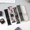 Pasek D-Pro Braid Nylon Band Parachute Buckle opaska nylonowa z metalowym zapięciem do Apple Watch 44/45/46/49mm (OMG Black Rainbow)
