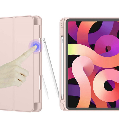 D-Pro Smart Cover V2 etui do Apple Pencil / iPad Mini 6 2021 (Pink)