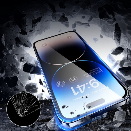Szkło hartowane EX Pro szybka szkiełko ochronne pełne na cały ekran do Apple iPhone 15/16 (Premium Box)