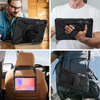 Etui D-Pro 360 Armor Strap Case obudowa pancerna z uchwytem na rękę i paskiem na ramię z wbudowaną folią na ekran do Samsung Galaxy Tab S10 FE 10.9" (SM-X520 / SM-X526) 2025