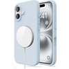 Etui D-Pro Velvet MagSafe Case obudowa magnetyczna z mikrofibrą do iPhone 16 (Niebieski)