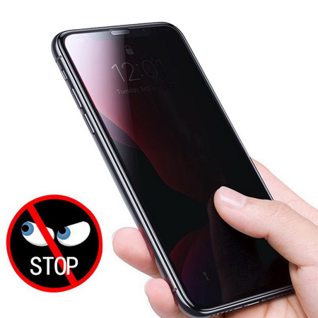 Szkło hartowane XHD Privacy Anti-Spy Glass prywatyzująca zaciemniająca antyszpiegowskia szybka ochronna na ekran do Apple iPhone 16 Pro Max