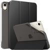 Etui D-Pro Smart Cover Case pokrowiec obudowa z klapką do Apple iPad Mini 6/7 (2021/2024) (Czarny)
