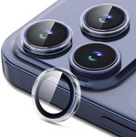 Szkło szybka ochronna na kamerę aparat obiektyw do Apple iPhone 14 Pro / 14 Pro Max / 15 Pro / 15 Pro Max / 16 Pro / 16 Pro Max / 17 Pro / 17 Pro Max (1 szt.) (Przezroczysty)