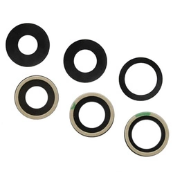 Szkło aparatu szkiełko oczko oko tylnej kamery soczewka szybka tył + klej do Apple iPhone 17 Pro Max (3 szt.)