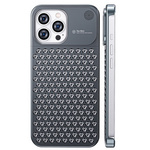 Aromatherapy 3D Metal CNC Cooling Case aluminium etui obudowa chłodząca iPhone 14 Pro Max (Gray)