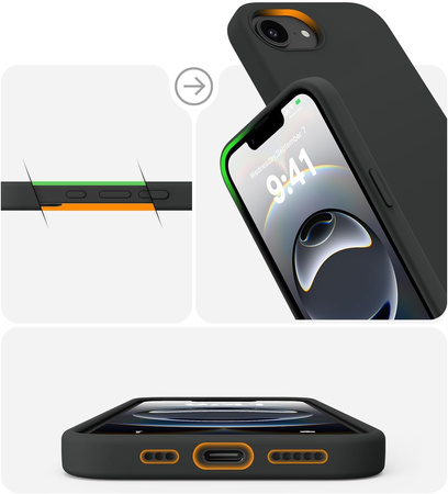 Etui D-Pro Velvet MagSafe Case obudowa magnetyczna z mikrofibrą do iPhone 16e (Różowy)