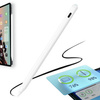 Rysik D-Pro Stylus Pen Pencil 2 Gen. Palm Rejection / Tilt Sensing / Wireless magnetyczne ładowanie + USB-C dla Apple iPad (2018-2025) iPad 6/7/8/9/10/11 Mini 5/6/7 Air 3/4/5/6/7/M2/M3 Pro 11" 1/2/3/4/5/M4 iPad Pro 12.9" 3/4/5/6 Pro 13" 7 M4 (Biały)
