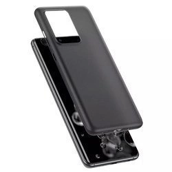 D-Pro Air Slim 0.4mm PP Case ultra cienkie matowe etui do Samsung Galaxy S22 Ultra (Smoke Black)