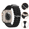 Pasek opaska sportowa D-Pro Ocean Loop do zegarka Apple Watch 4/5/6/7/8/9/10/11/SE/Ultra 1/2/3 44/45/49mm (Czarny)